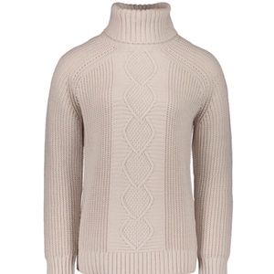 Obermeyer Remi Turtleneck Sweater in Tahini